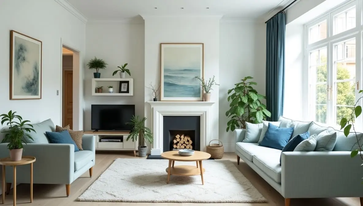 Spotless and tidy home interior after cleaning